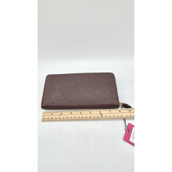 Vince Camuto Black Cherry Leather Wallet NWT - Picture 5 of 6